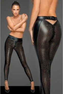 Leggings Fetish Wetlook Ajouré