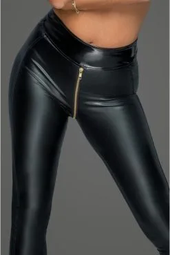Leggings Fetish Wetlook Zippé -SexToys Soldes leggings fetish wetlook zippe 4