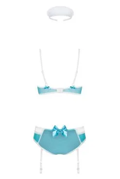 Lingerie Infirmière Sexy Bleu -SexToys Soldes lingerie infirmiere sexy bleu 4