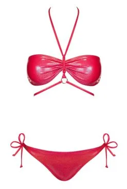 Maillot De Bain 2 Pièces Rouge Coralya -SexToys Soldes maillot de bain 2 pieces rouge coralya 4