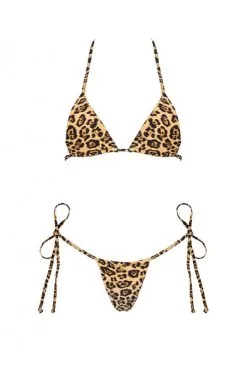 Maillot De Bain Mini Léopard 2 Pièces Bella Vista -SexToys Soldes maillot de bain mini leopard 2 pieces bella vista 2