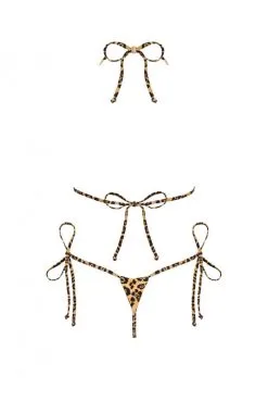 Maillot De Bain Mini Léopard 2 Pièces Bella Vista -SexToys Soldes maillot de bain mini leopard 2 pieces bella vista 3