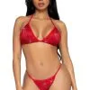Maillots Bikini Strass Phoenix Rouge