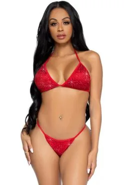 Maillots Bikini Strass Phoenix Rouge -SexToys Soldes maillots bikini strass phoenix rouge 4