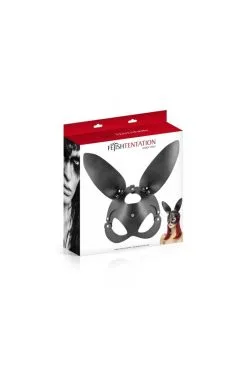 Masque Bunny Simili Cuir Réglable -SexToys Soldes masque bunny simili cuir reglable 3