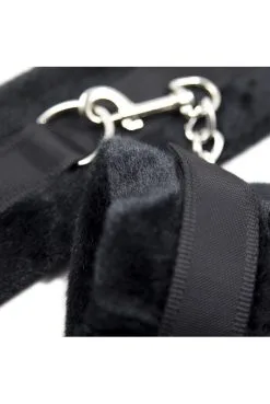 Menottes Ajustable Noires -SexToys Soldes menottes ajustable noires 3