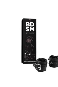 Menottes De Bondage Noires BDSM Collection