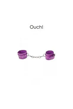 Menottes Premium Cuir Violet