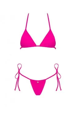 Mini Maillot De Bain 2 Pièces Rose Bella Vista -SexToys Soldes mini maillot de bain 2 pieces rose bella vista 2