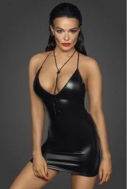 Mini Robe Club Libertin Wetlook Dos Lacé -SexToys Soldes mini robe club libertin wetlook dos lace 2