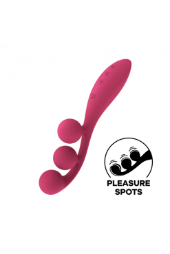 Multi-vibromasseur Satisfyer Tri Ball 1 Rouge