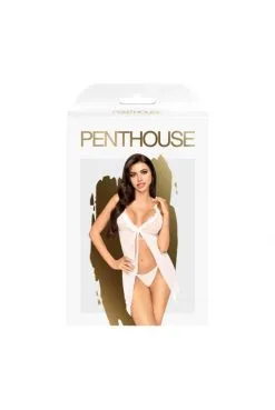 Nuisette After Sunset Babydoll Blanche -SexToys Soldes nuisette after sunset babydoll blanche 2