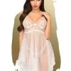 Nuisette Babydoll Blanche Naughty Doll