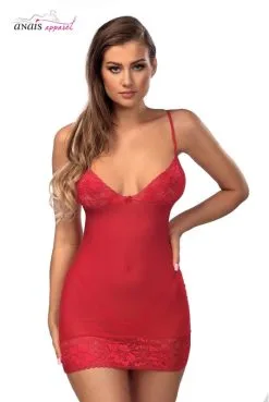 Nuisette Classique Rouge Vanessa