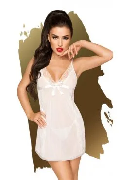 Nuisette Et String Casual Seduction Blanc