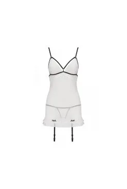 Nuisette Sexy Transparente à Jarretelles Orihime -SexToys Soldes nuisette sexy transparente a jarretelles orihime 2