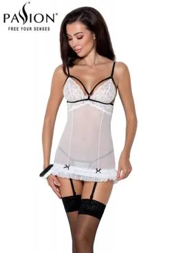 Nuisette Sexy Transparente à Jarretelles Orihime