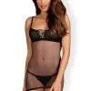 Nuisette Taille S/M Filet Résille Transparente Redella