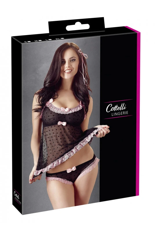 Nuisette Teen Sexy Lover Transparente Et Culotte Assorti 5 Nuisette Teen Sexy Lover Transparente Et Culotte Assorti – Image 5