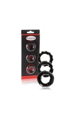 Pack 3 Cockrings Stretchy By Malesation -SexToys Soldes pack 3 cockrings stretchy by malesation 2
