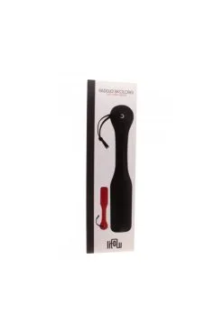 Paddle Fessée Bicolore Noir Et Rouge 5 Paddle Fessée Bicolore Noir Et Rouge -SexToys Soldes paddle fessee bicolore noir et rouge 2