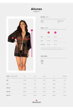 Peignoir Allunes Panthère -SexToys Soldes peignoir allunes panthere 4