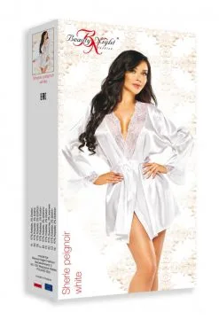 Peignoir Blanc Sherie -SexToys Soldes peignoir blanc sherie 5