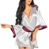 Peignoir Déshabillé Summer Argenté