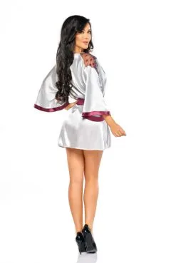 Peignoir Déshabillé Summer Argenté -SexToys Soldes peignoir deshabille summer argente 4