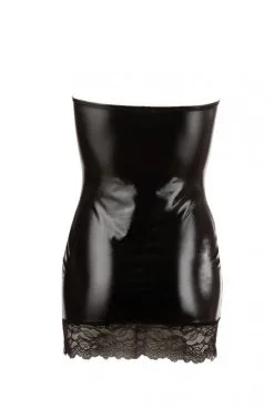 Petit Robe Sexy Simili Cuir Et Dentelle -SexToys Soldes petit robe sexy simili cuir et dentelle 3