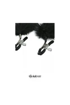 Pinces à Tétons Plume -SexToys Soldes pinces a tetons plume 2