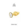 Plug Anal Bijou Aluminium Gold Taille S