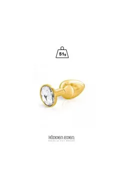 Plug Anal Bijou Aluminium Gold Taille S