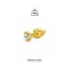 Plug Anal Bijou Aluminium Gold Taille XS