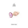 Plug Anal Bijou Aluminium Rose Gold Taille S