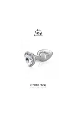 Plug Anal Bijou Coeur Aluminium Taille S 53gr