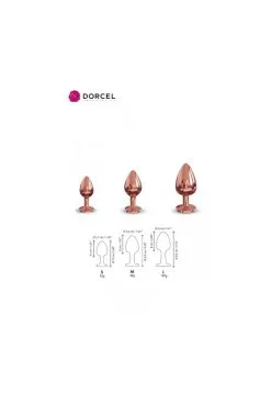 Plug Anal Bijou Métal Diamond Taille M Dorcel -SexToys Soldes plug anal bijou metal diamond taille m dorcel 2