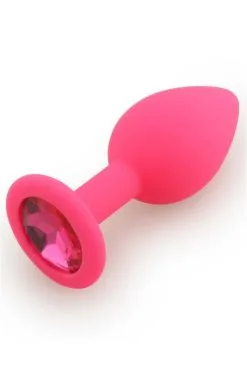 Plug Anal Bijou Rose Medium 8cm