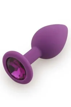 Plug Anal Bijou Violet Medium 8cm
