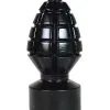 Plug Anal Géant Grenade Noir