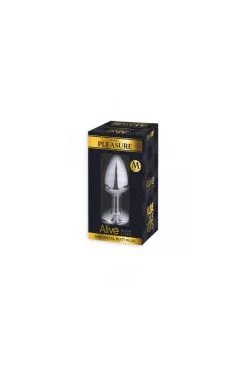 Plug Anal Métal Bijou Bleu Taille M -SexToys Soldes plug anal metal bijou bleu taille m 1