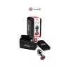 Plug Anal Métal Bijou Strass Rouge Taille M
