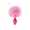 Plug Anal Pompon Rose