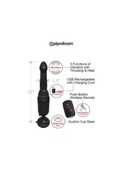 Plug Anal Va Et Vient Télécommandé Chauffant -SexToys Soldes plug anal va et vient telecommande chauffant 2