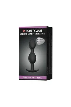 Plug Balles Anales Silicone 12,5 Cm -SexToys Soldes plug balles anales silicone 125 cm 2