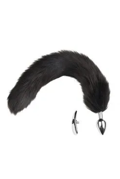 Plug Interchangeable Aluminium Queue Noire Souple