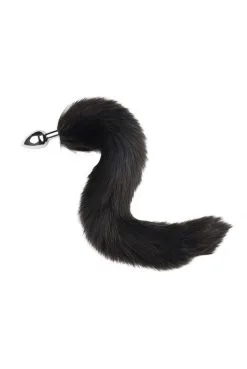 Plug Interchangeable Aluminium Queue Noire Souple -SexToys Soldes plug interchangeable aluminium queue noire souple 5