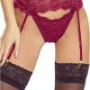Porte Jarretelles Bordeaux Passion Glamour
