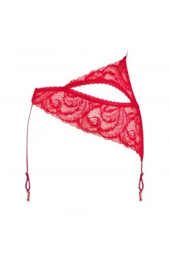 Porte Jarretelles Diagonale Rouge Atenica -SexToys Soldes porte jarretelles diagonale rouge atenica 5