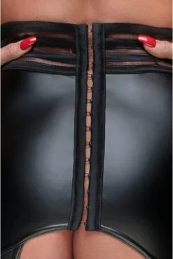 Porte Jarretelles Fetish WetLLook Noir HandMade -SexToys Soldes porte jarretelles fetish wetllook noir handmade 9